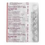 エルチビオ Eltibio、ジェネリックシンスロイド Synthroid、チロキシンナトリウム125mcg 包装